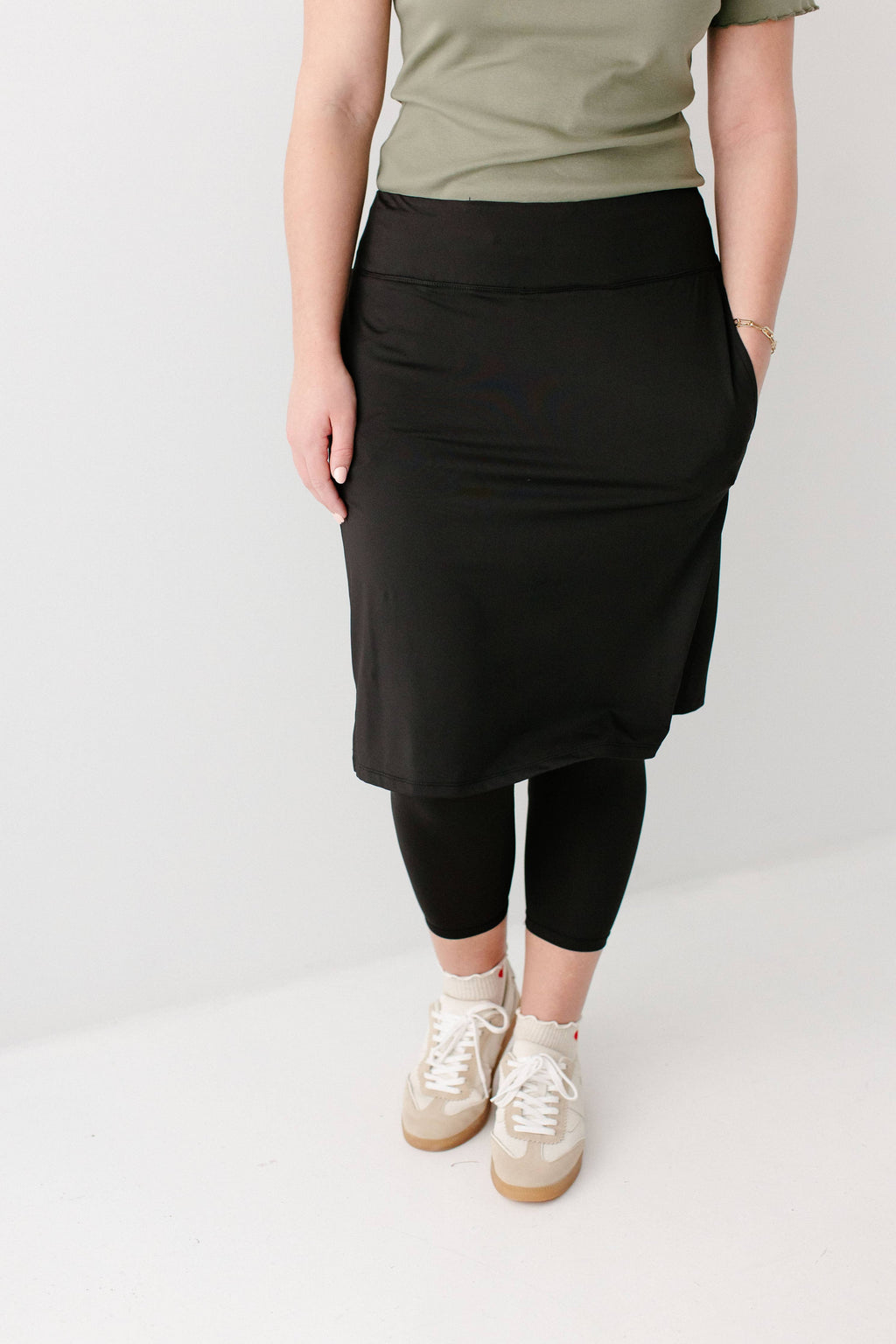 Jessica 3/4 Leggings Skort - Fall