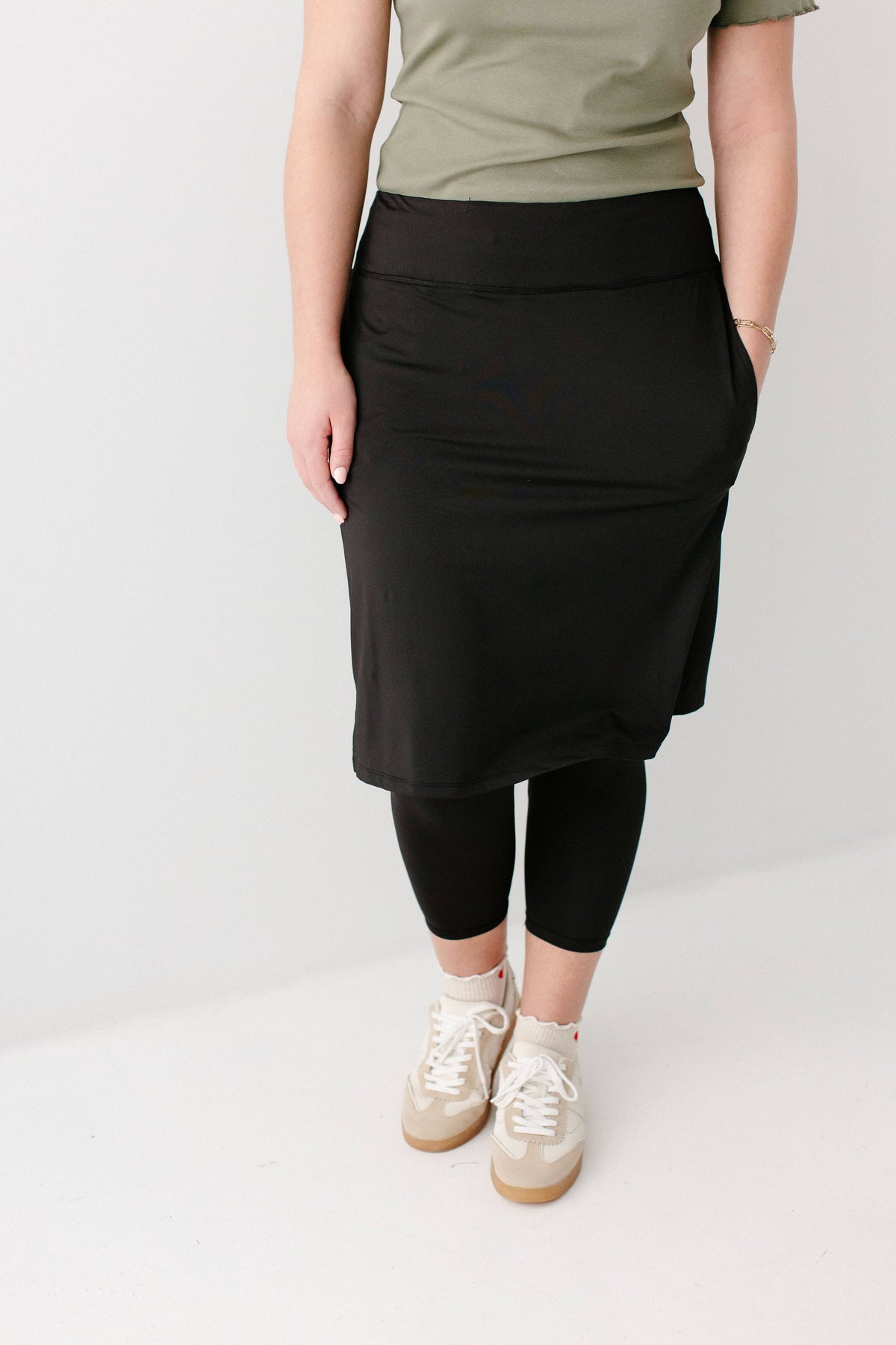 Jessica 3/4 Leggings Skort - Fall