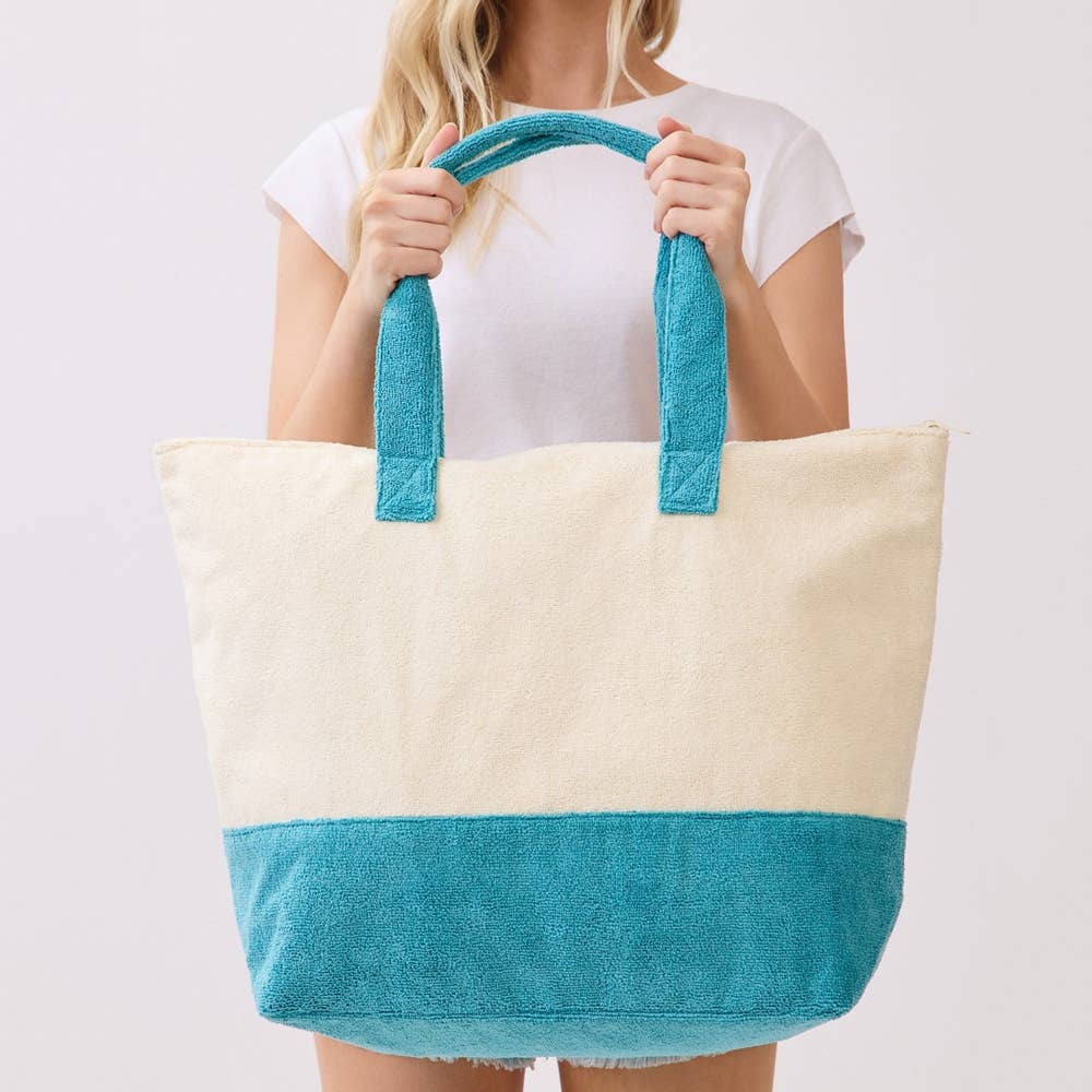 Life Is Better At The Beach Terry Tote Bag