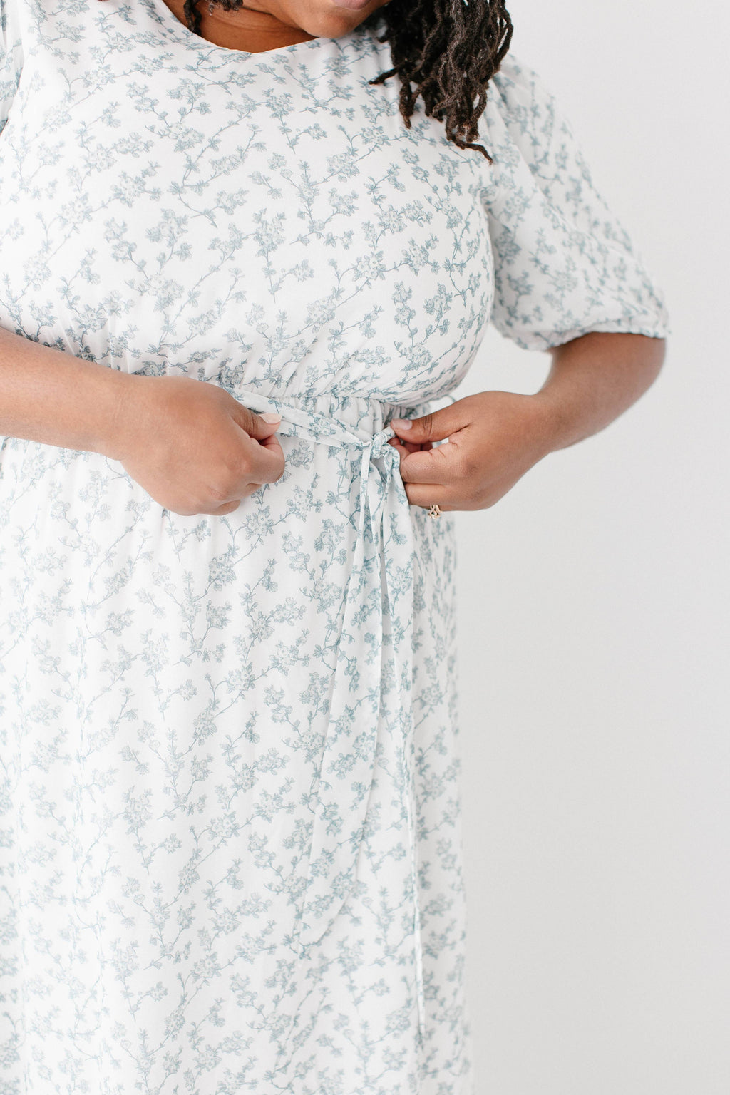 'Esther' Floral Print Maxi Dress