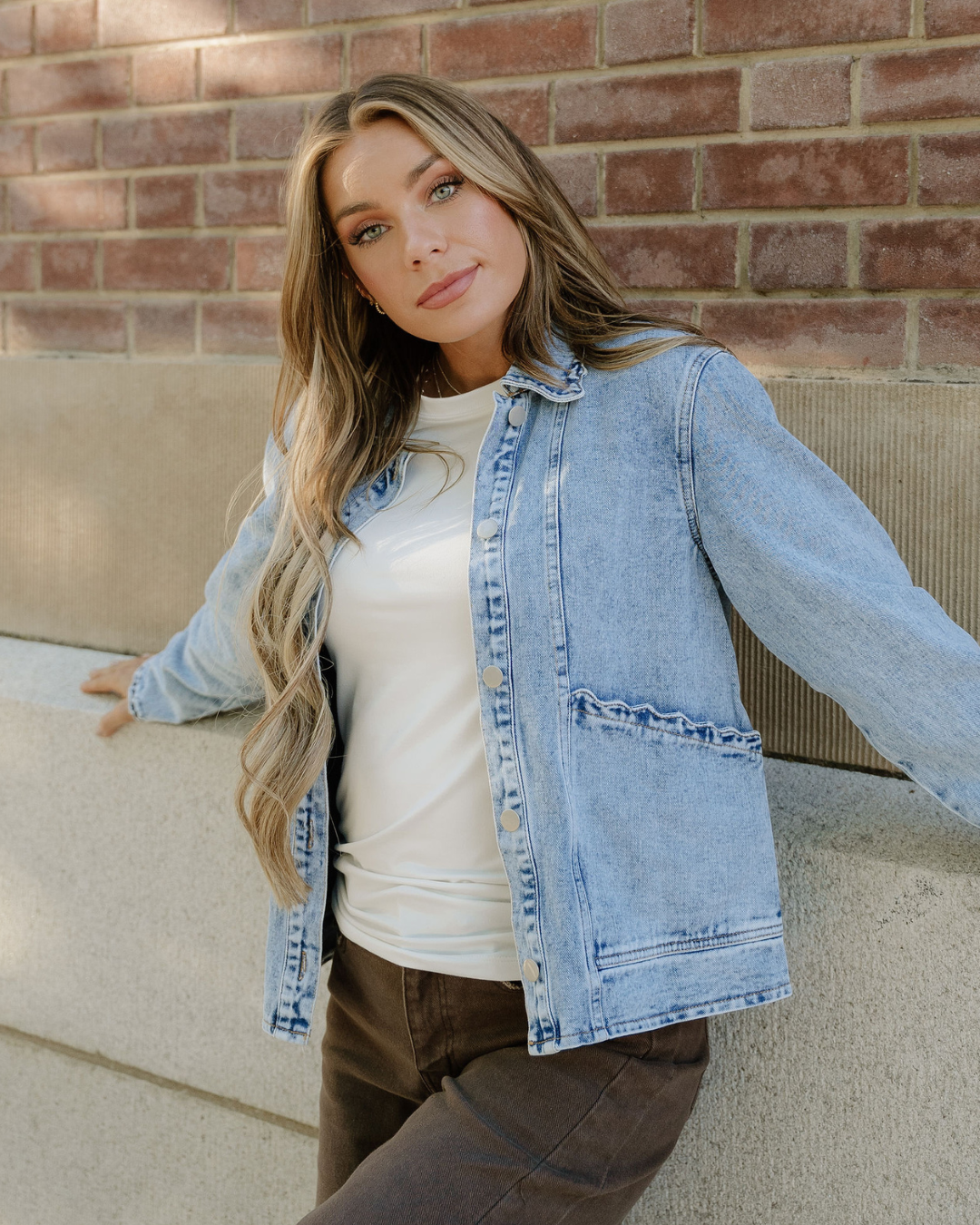 Solana Denim Jacket - Light Wash