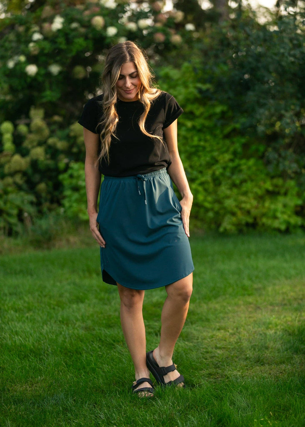 Kenedi Teal Sport Skirt
