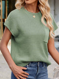 Casual Short Vest Knitted Top