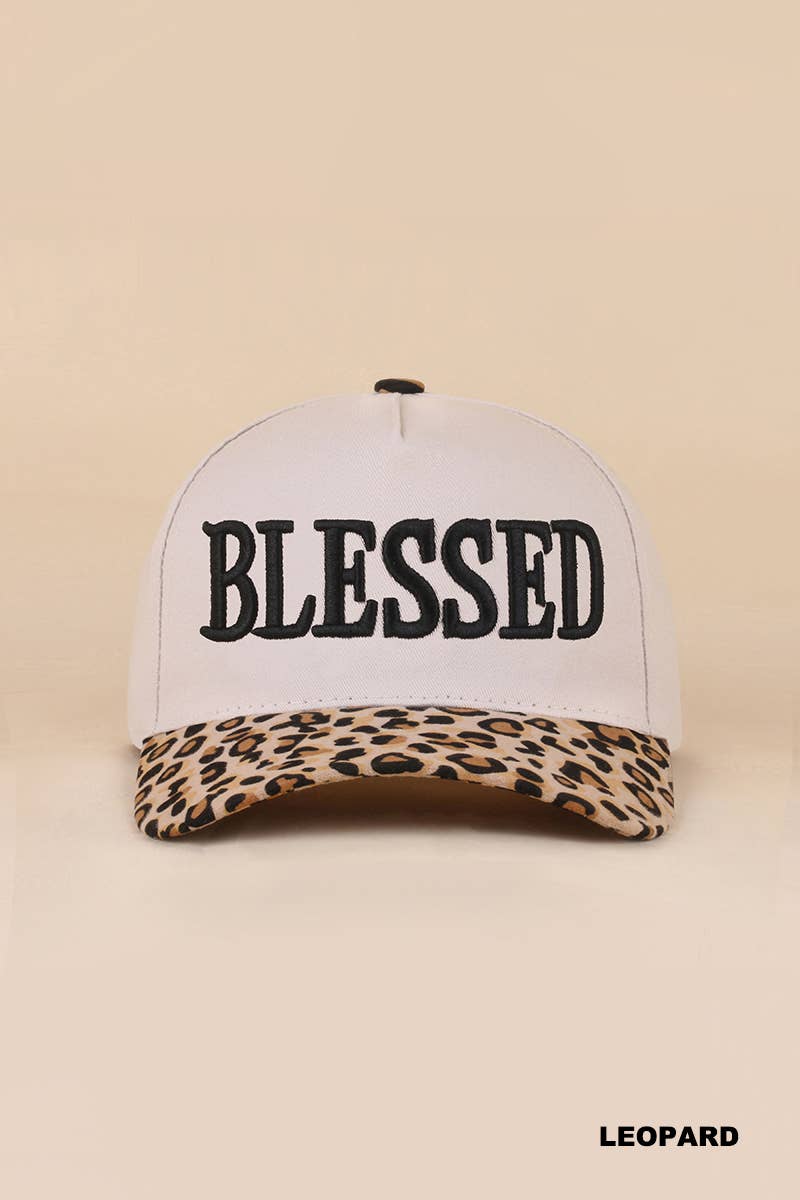 Blessed Two Tone Cotton Cap
