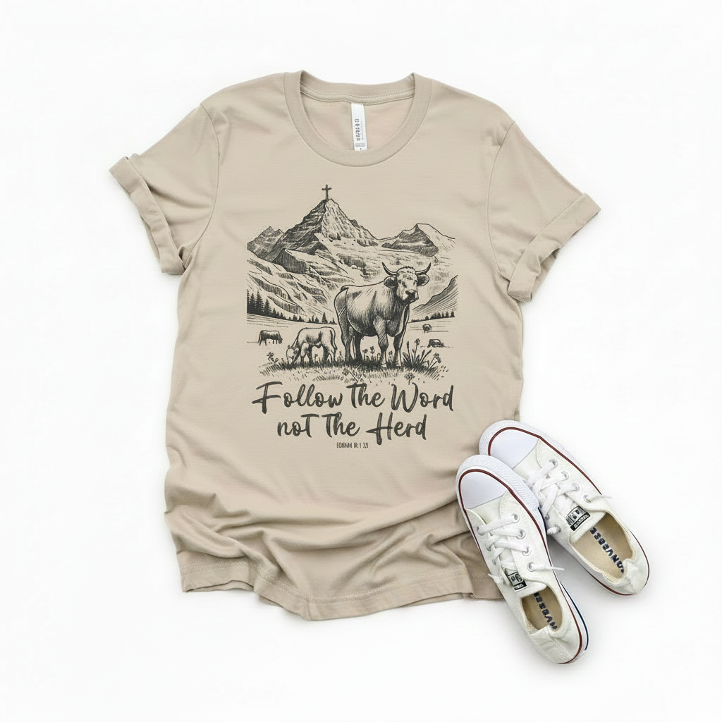 Follow the Word not the Herd T Shirt