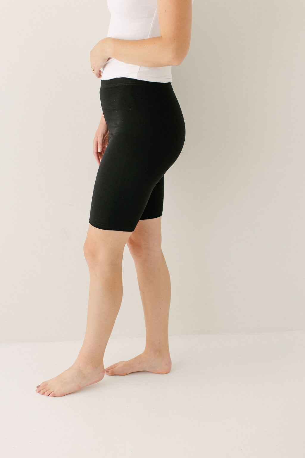 Bamboo Blend Biker Shorts