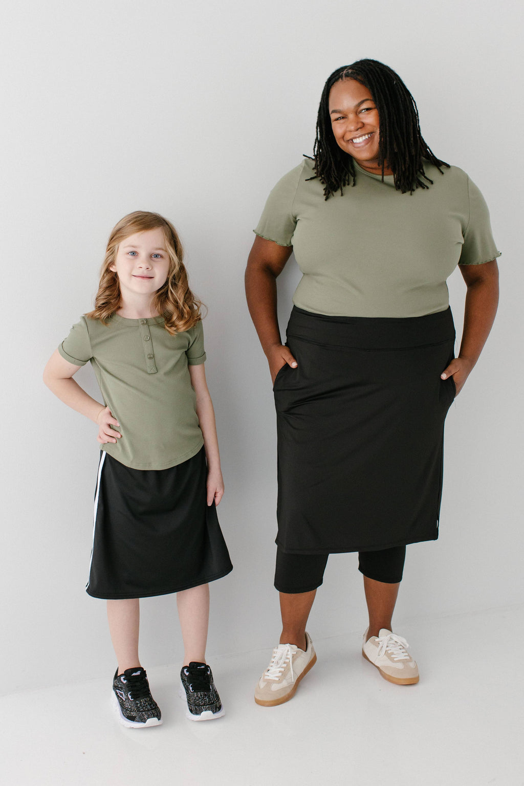 Jessica 3/4 Leggings Skort - Fall