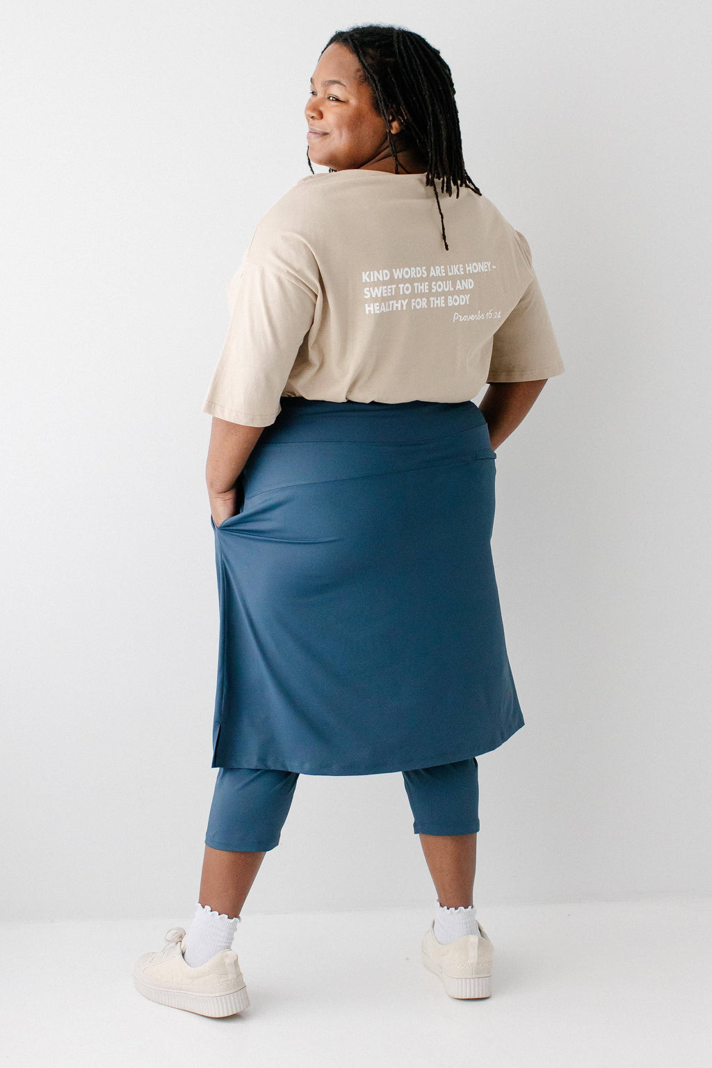 Jessica 3/4 Leggings Skort - Fall