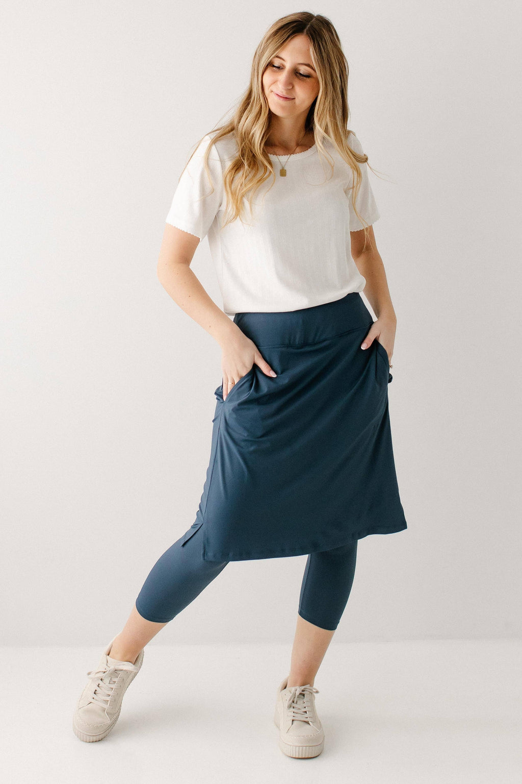 Jessica 3/4 Leggings Skort - Fall