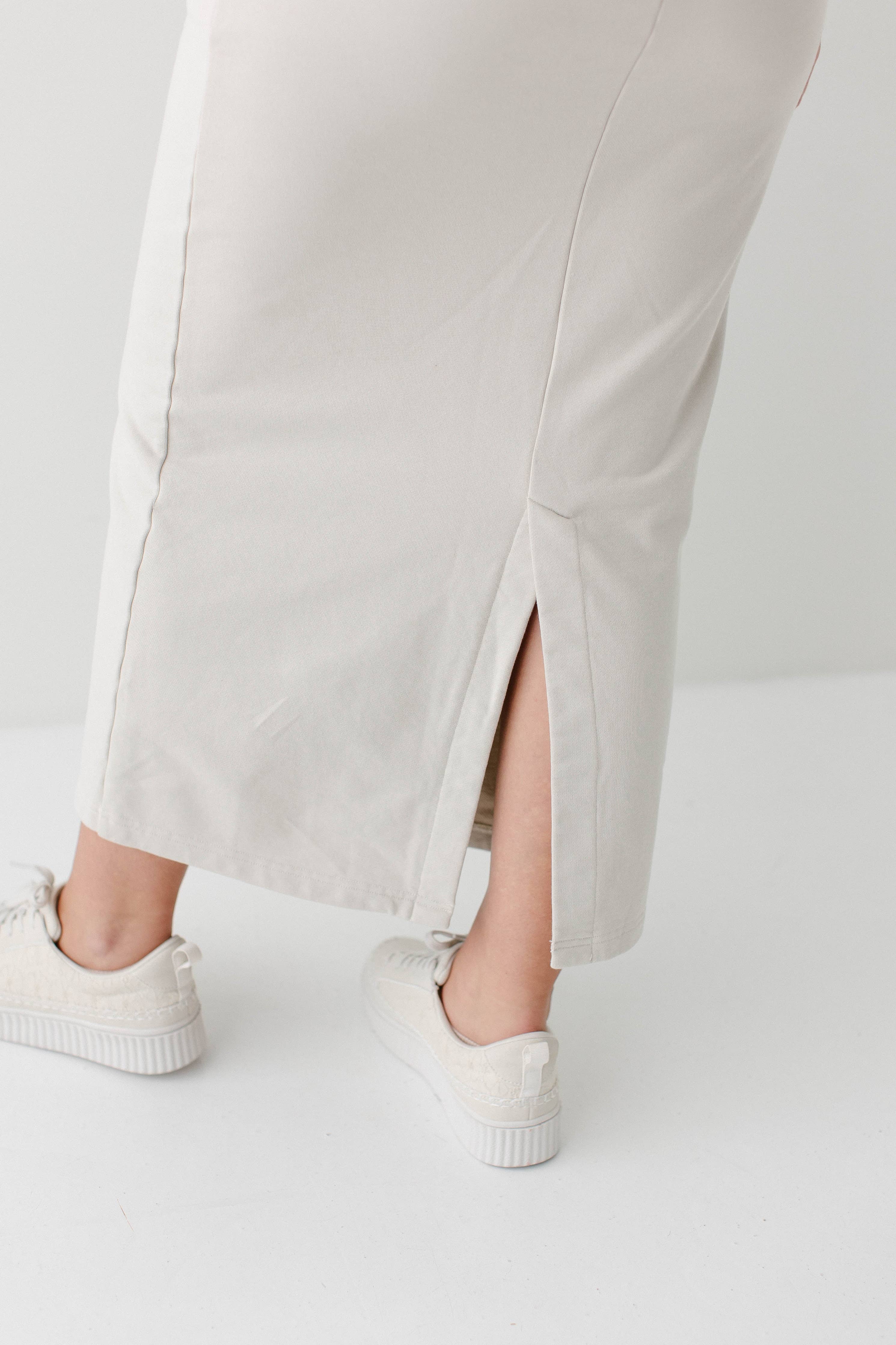 'Megan' Maxi Sweatshirt Skirt