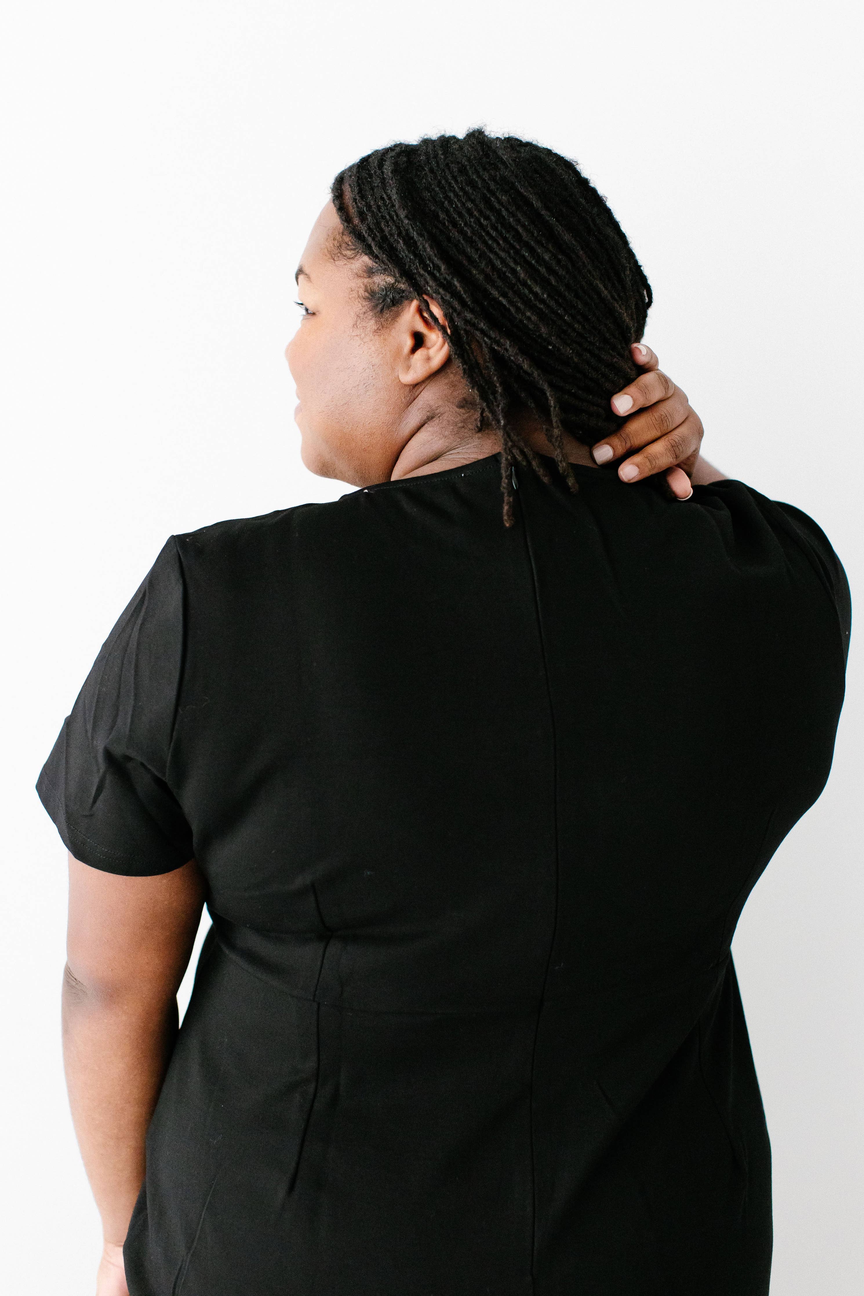 'Spencer' Ponte Knit Midi Dress
