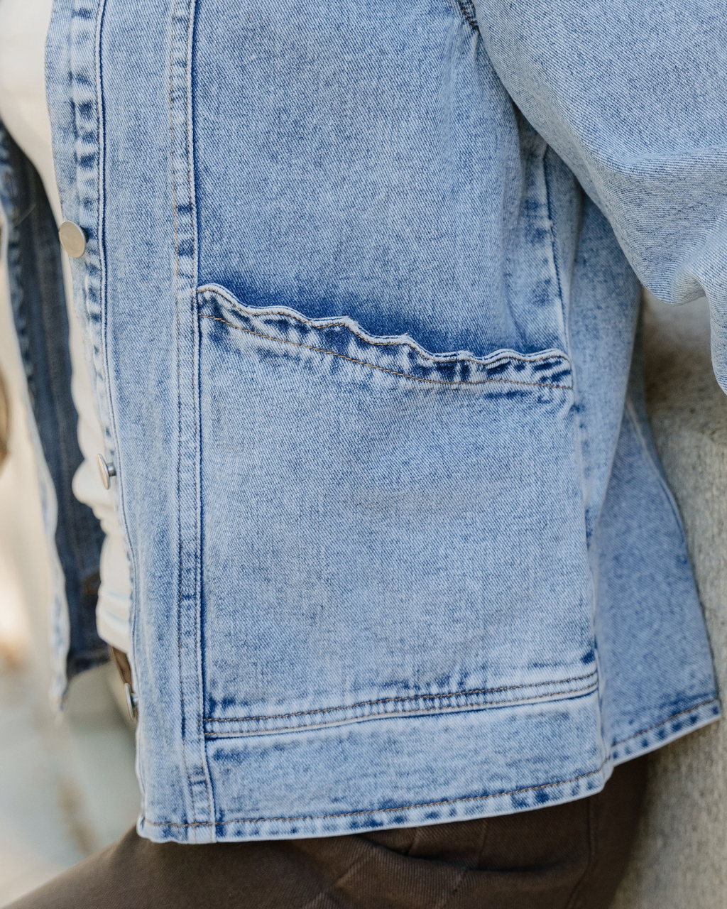 Solana Denim Jacket - Light Wash