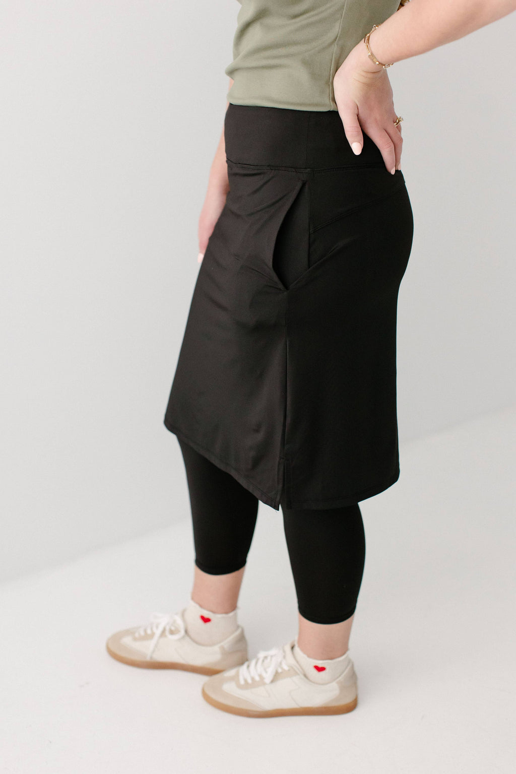 Jessica 3/4 Leggings Skort - Fall