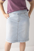 'Sara' Stretch Denim Skirt