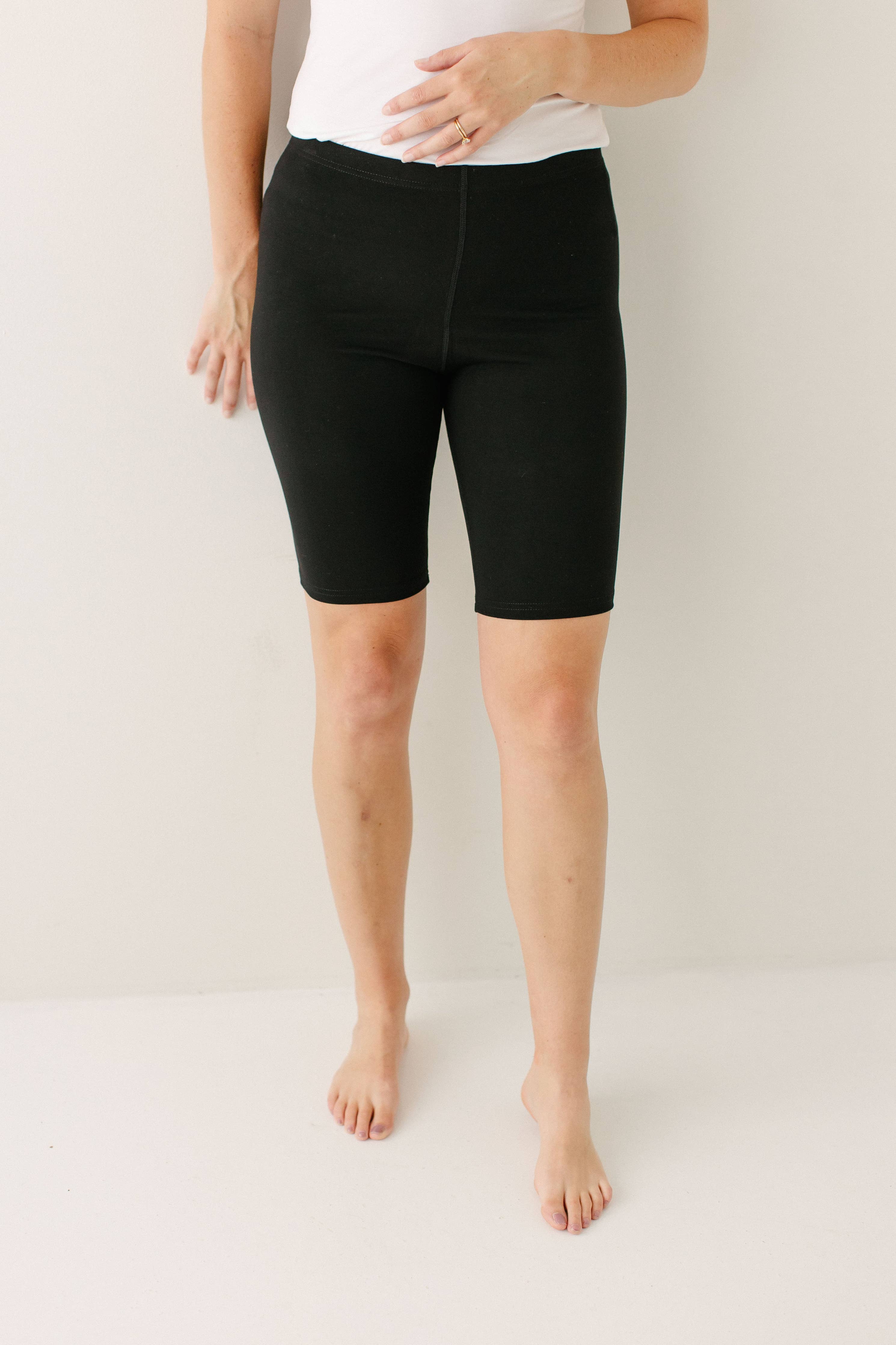 Bamboo Blend Biker Shorts