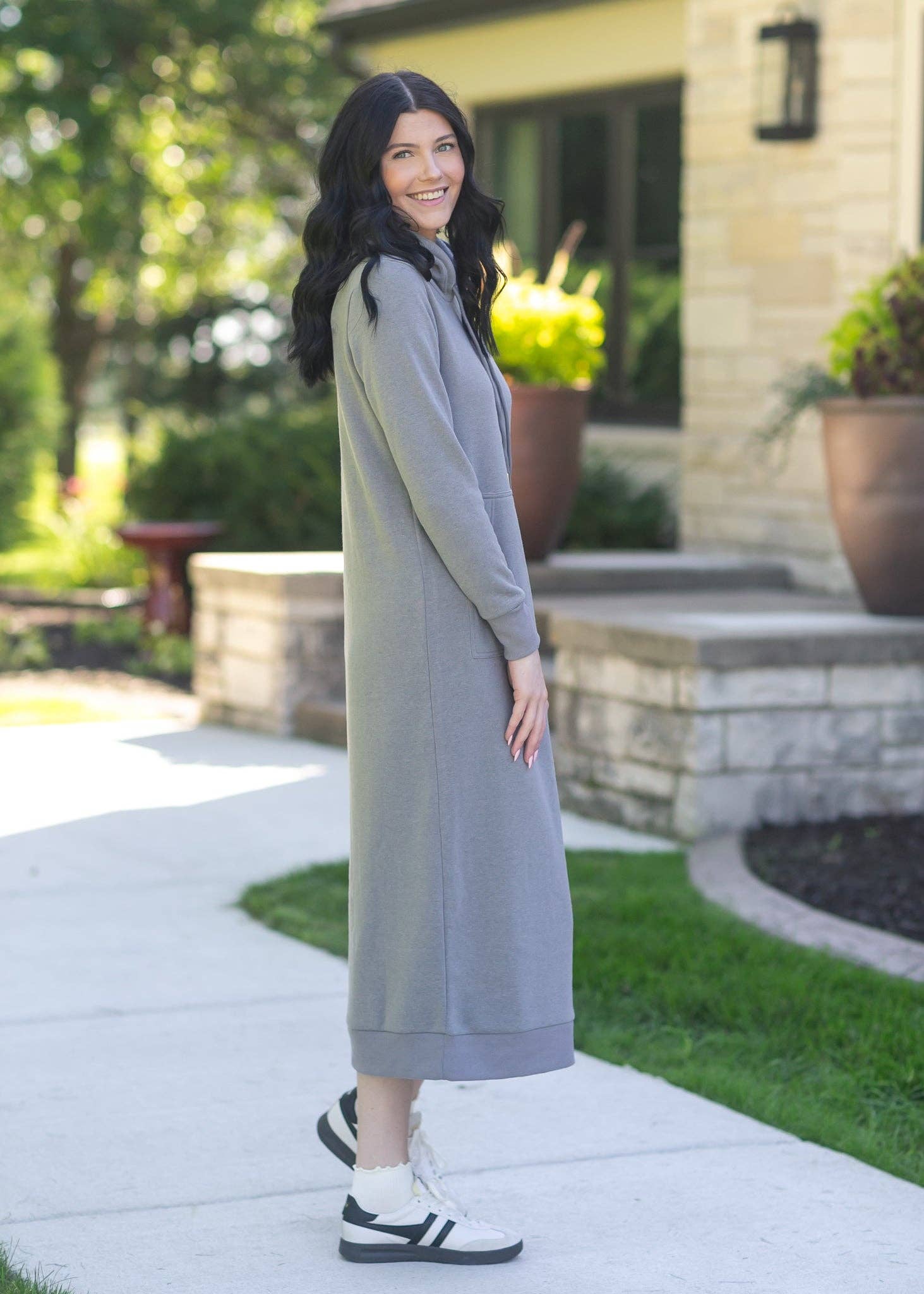 Rae Hoodie Sweatshirt Dress Fall