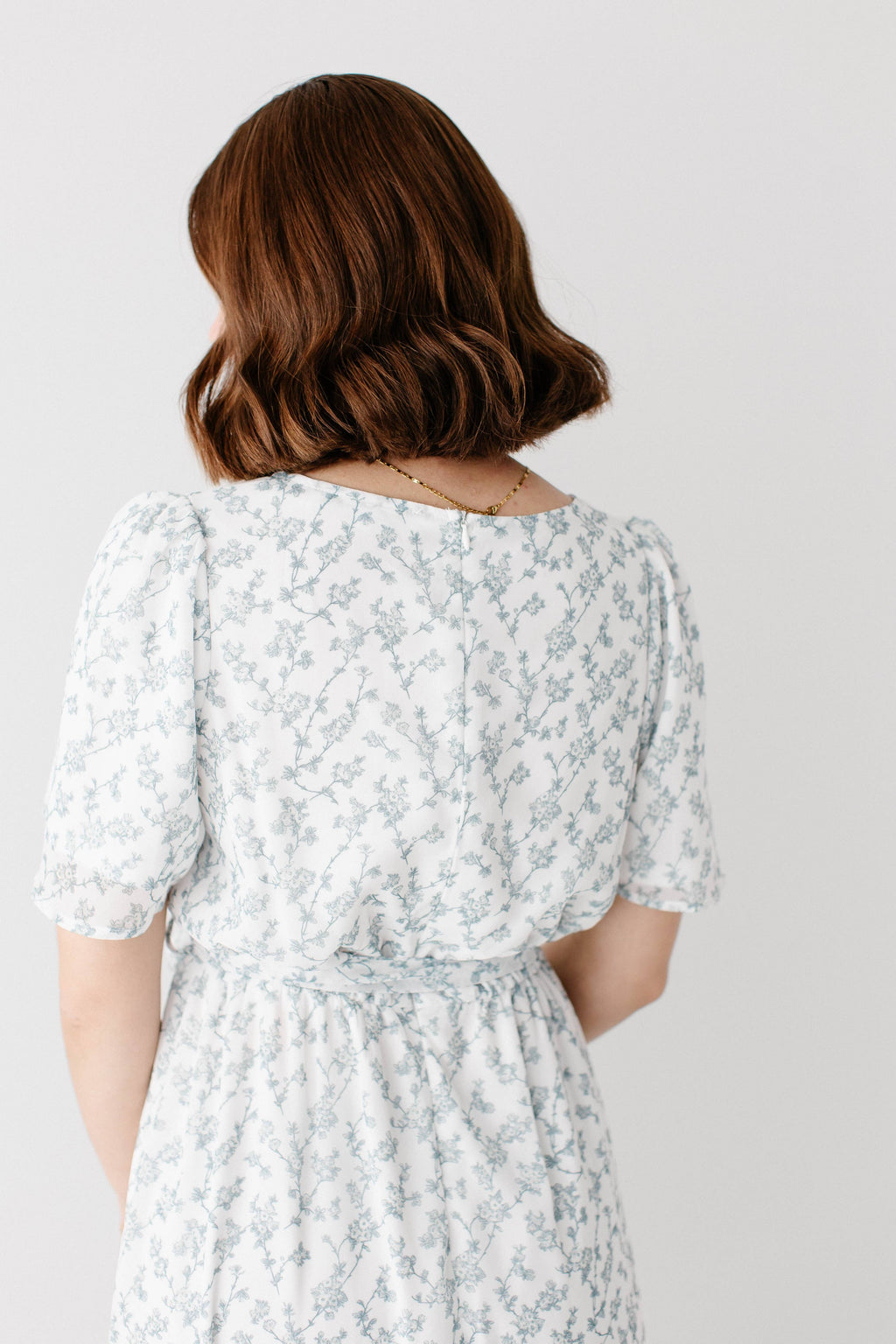 'Esther' Floral Print Maxi Dress