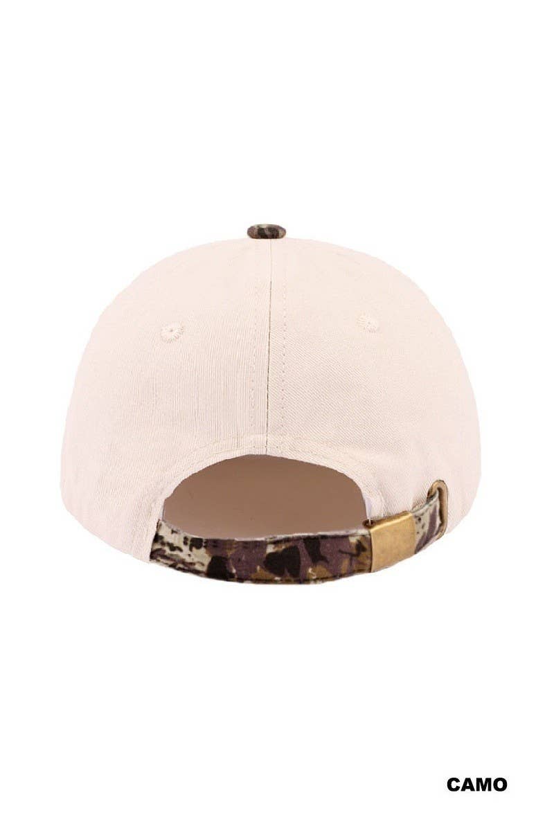 With God All Things Are Possible Two Tone Cotton Hat