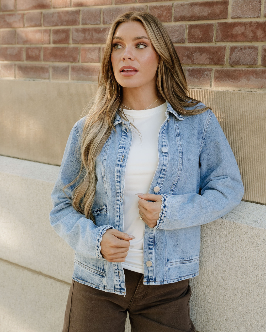 Solana Denim Jacket - Light Wash