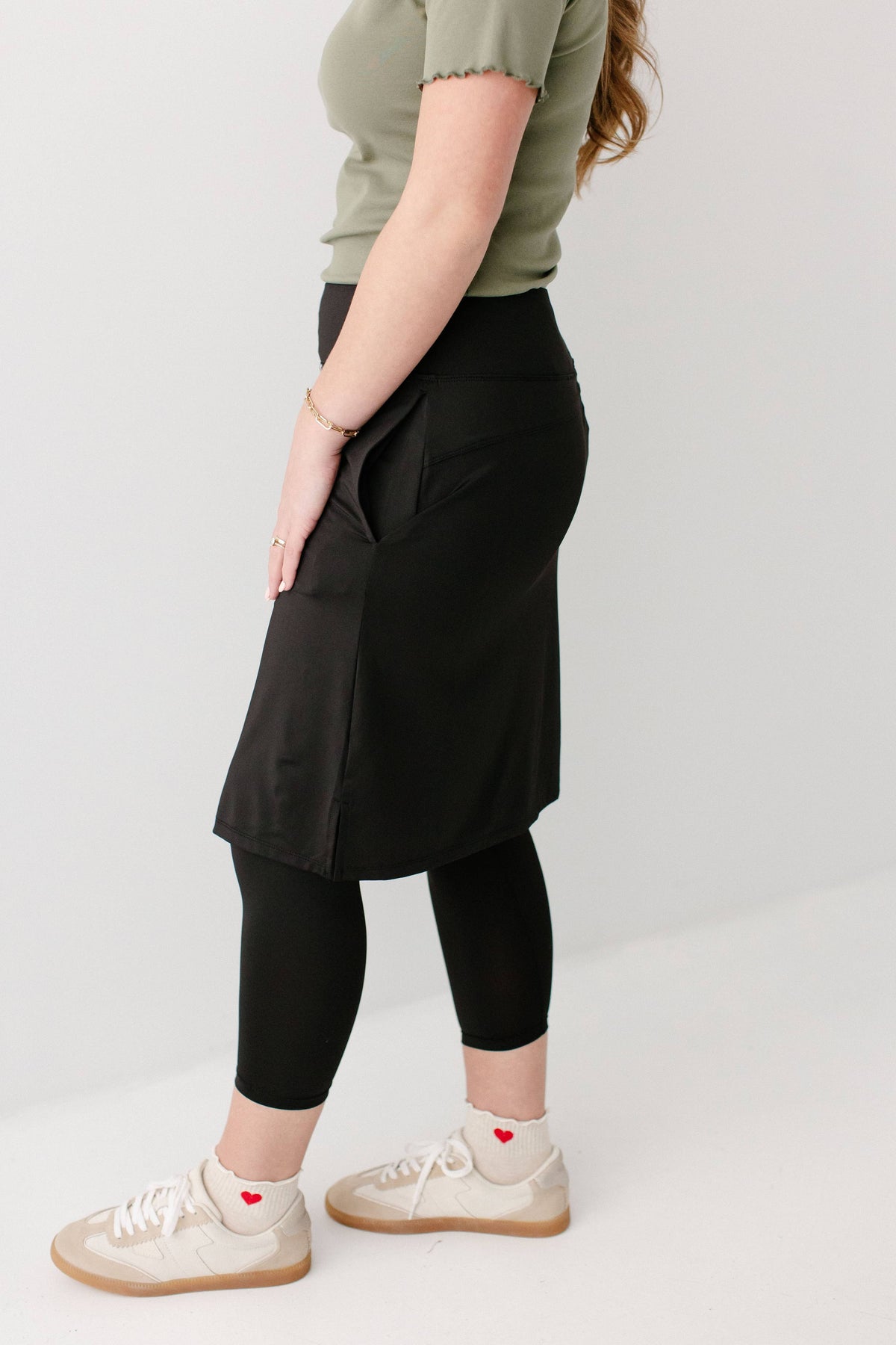 Jessica 3/4 Leggings Skort - Fall