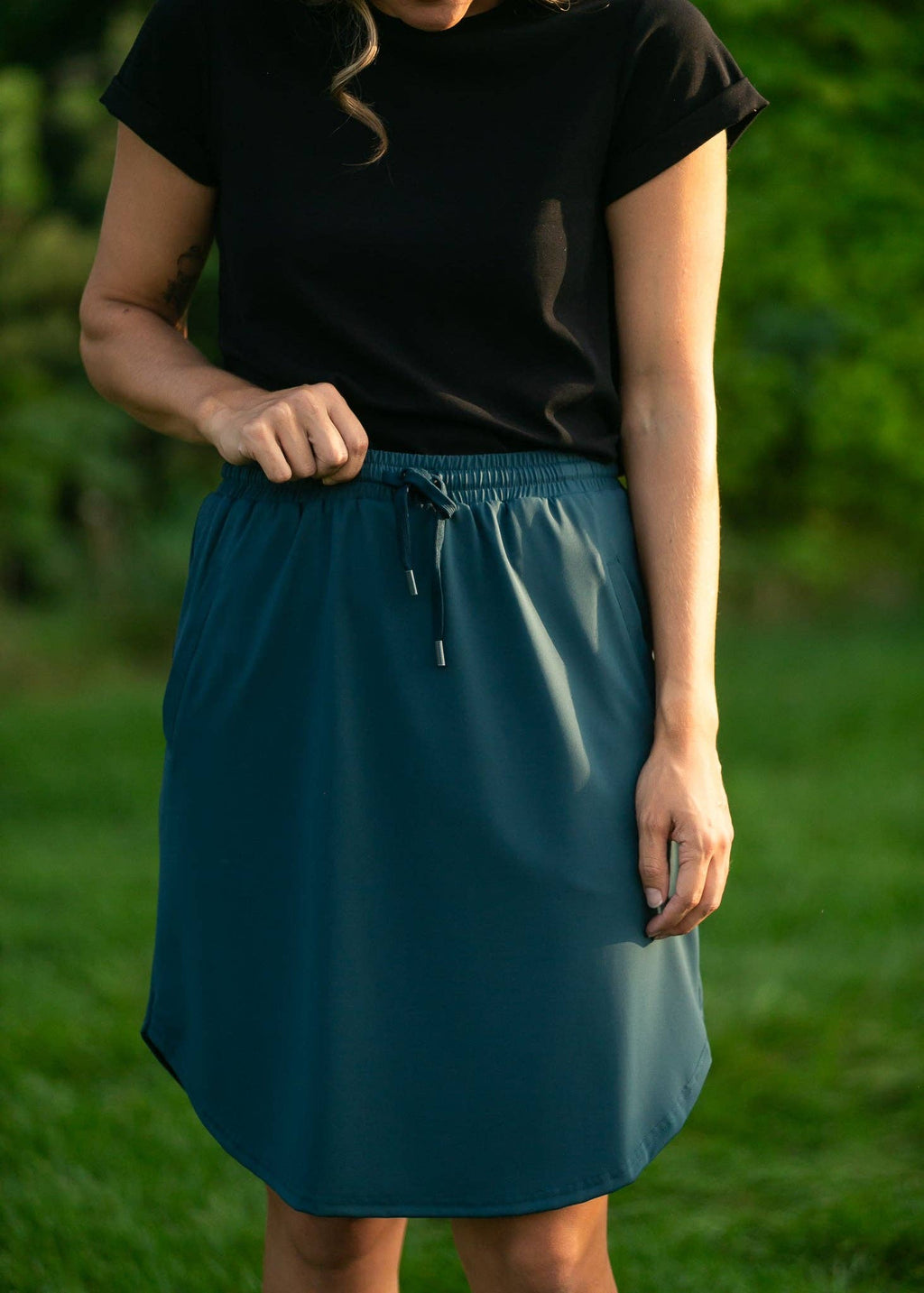 Kenedi Teal Sport Skirt