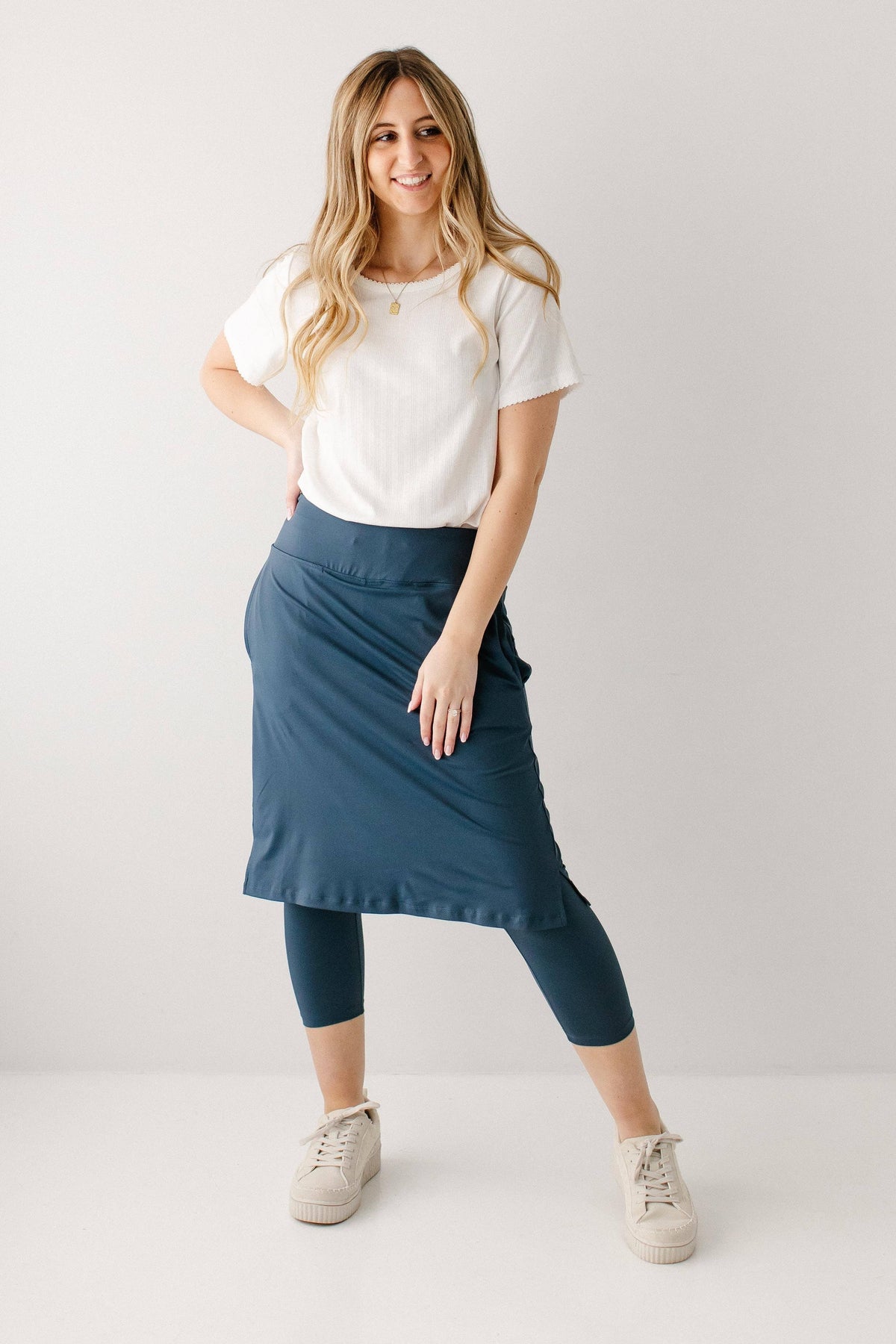 Jessica 3/4 Leggings Skort - Fall