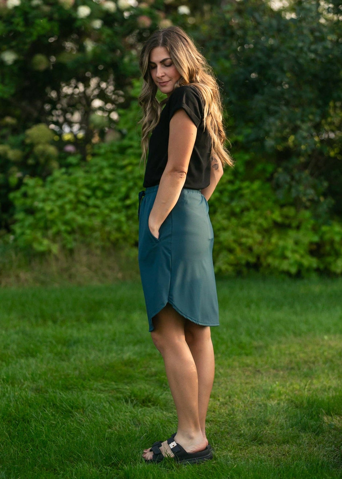 Kenedi Teal Sport Skirt