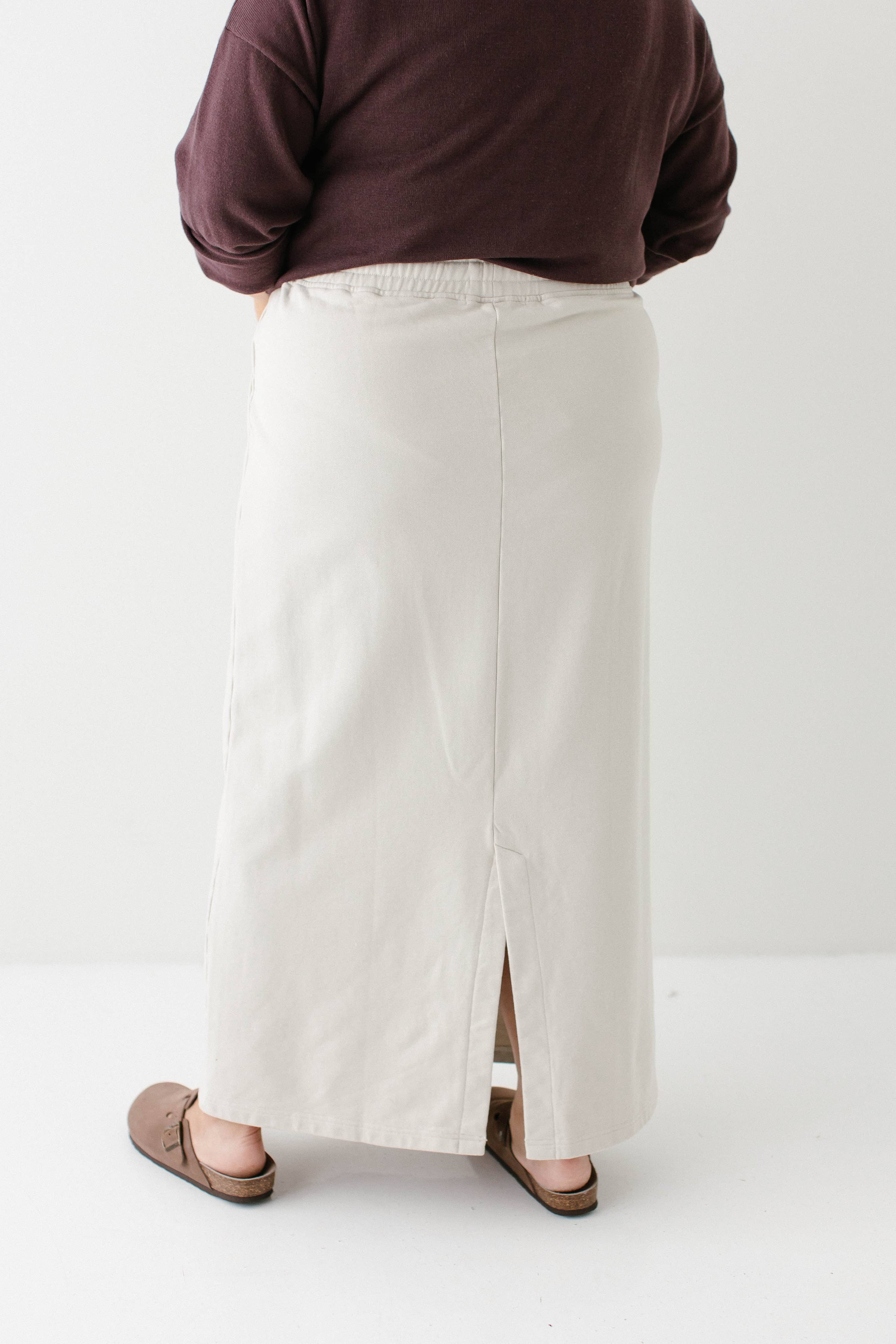 'Megan' Maxi Sweatshirt Skirt
