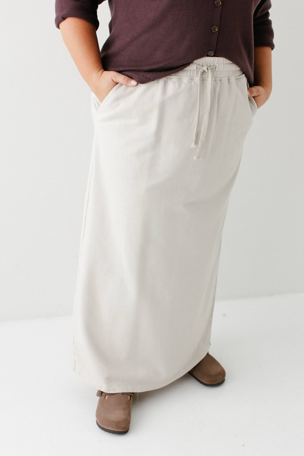 'Megan' Maxi Sweatshirt Skirt