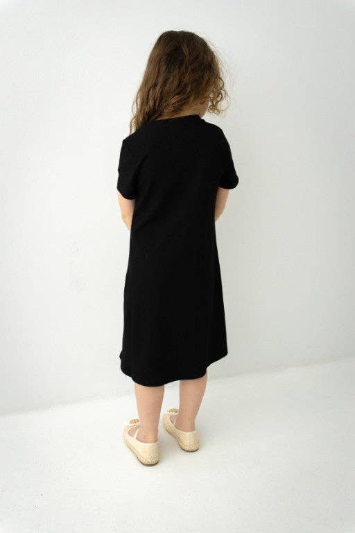'Hope' Girl Ribbed T-Shirt Dress