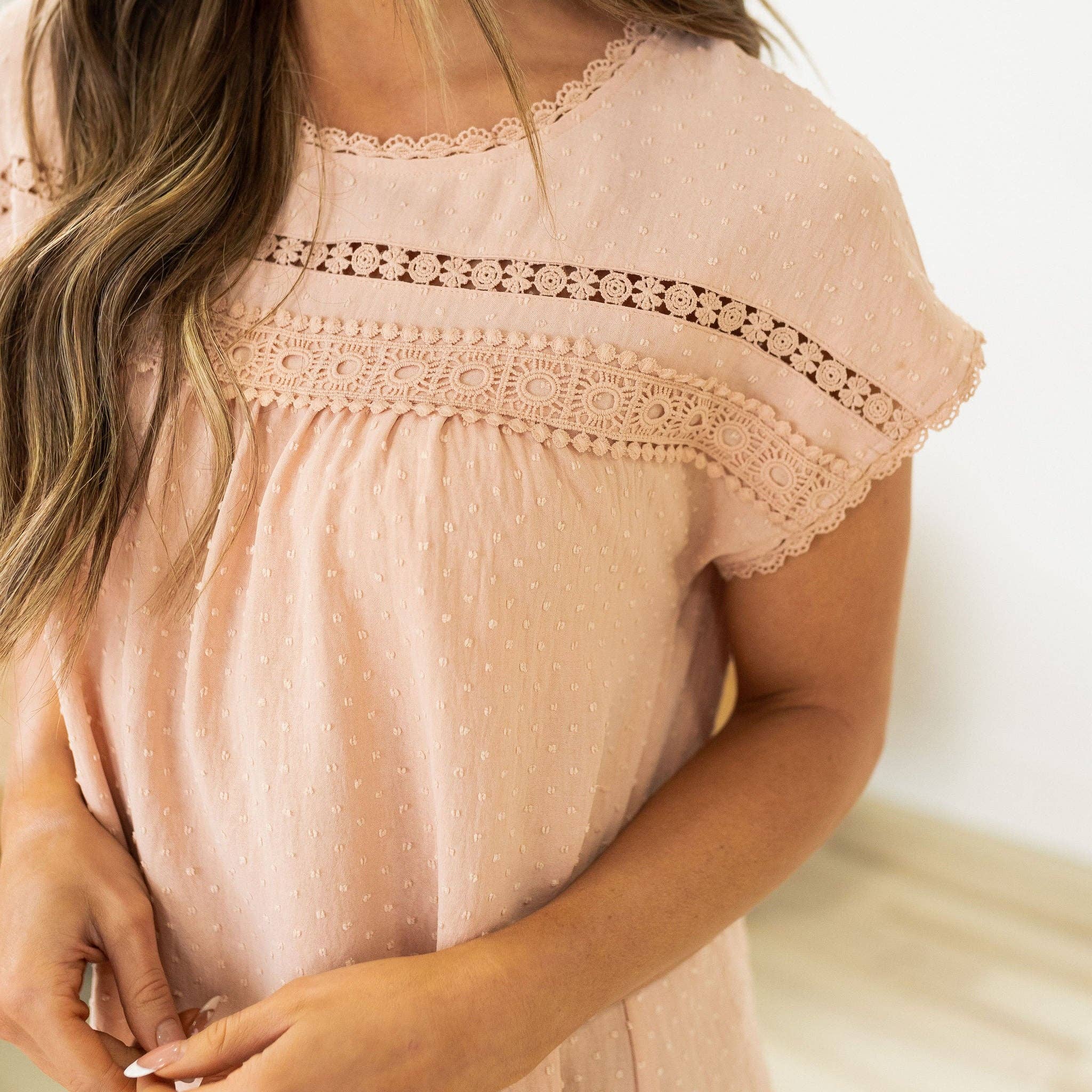 Elodie Blouse - Blush