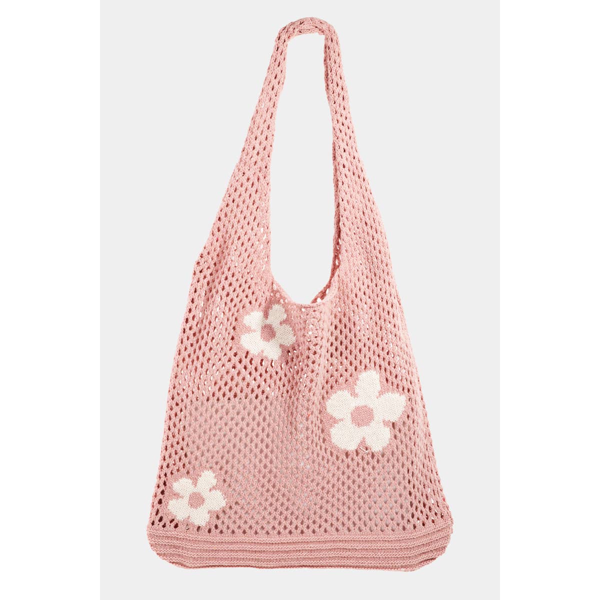 Flower Knitted Shoulder Bag