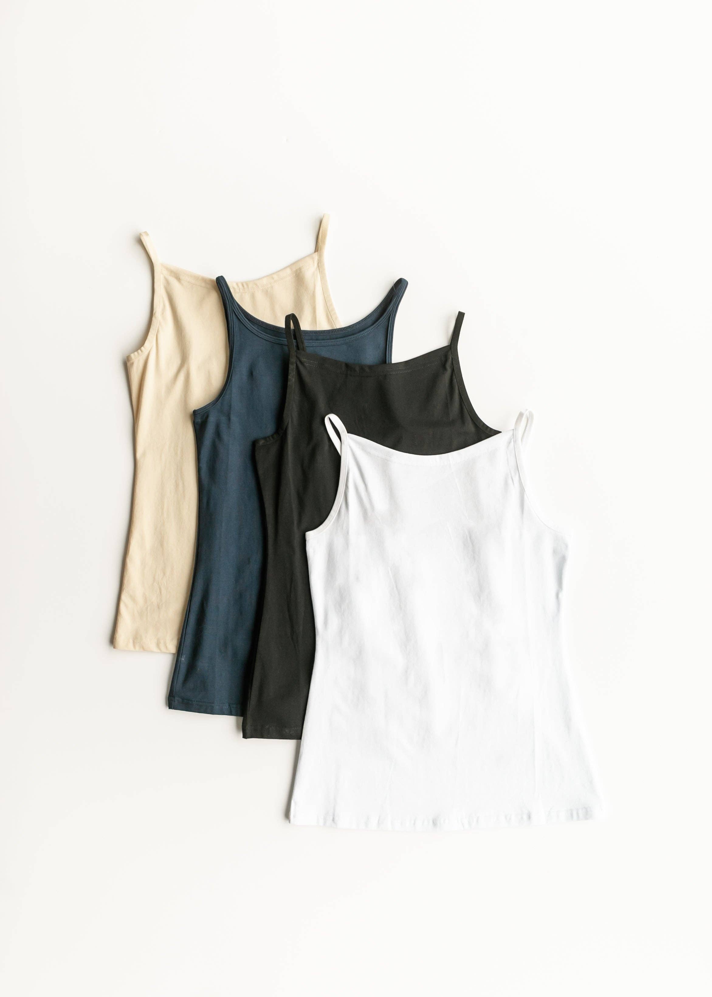 Adjustable White Layering Cami