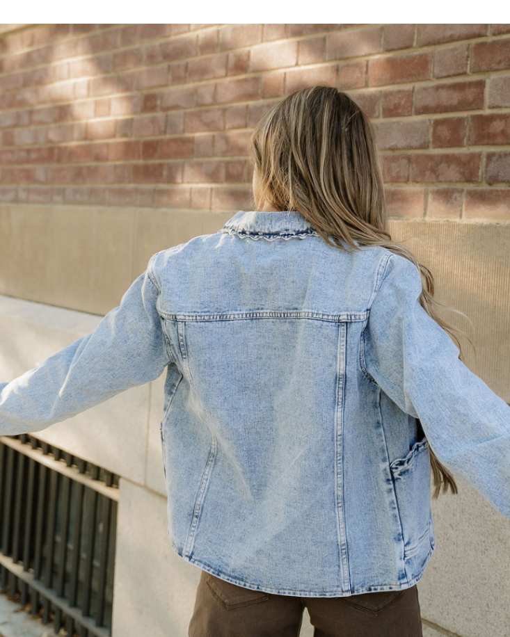 Solana Denim Jacket - Light Wash