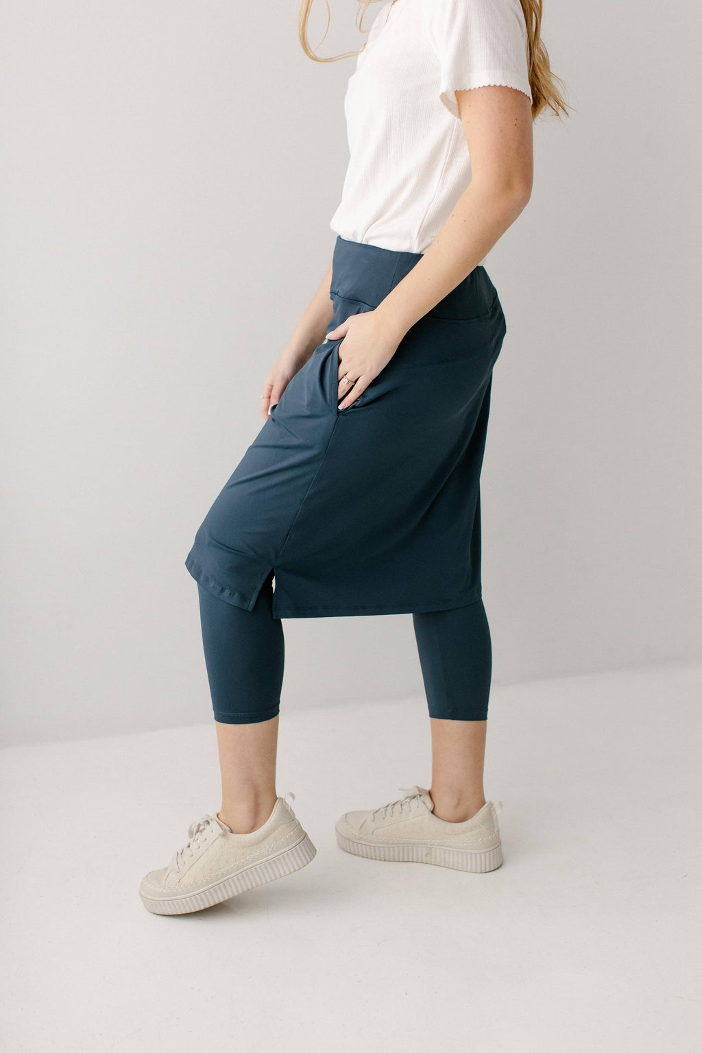 Jessica 3/4 Leggings Skort - Fall