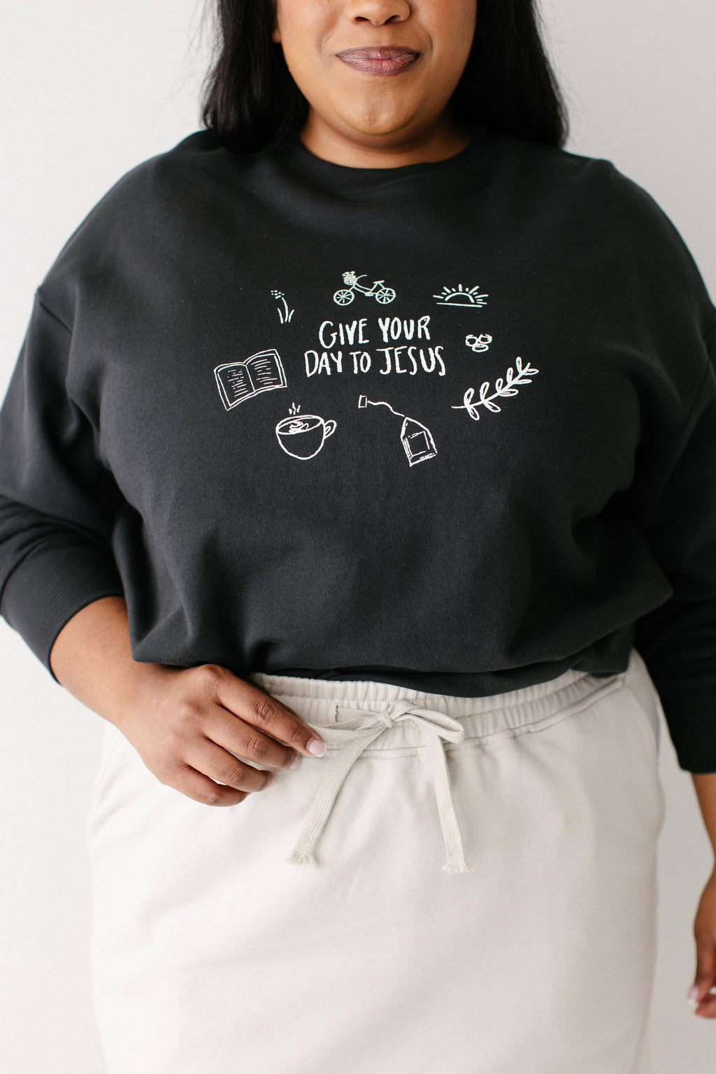 'Megan' Maxi Sweatshirt Skirt