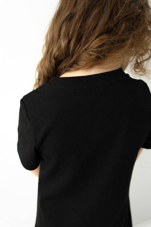 'Hope' Girl Ribbed T-Shirt Dress