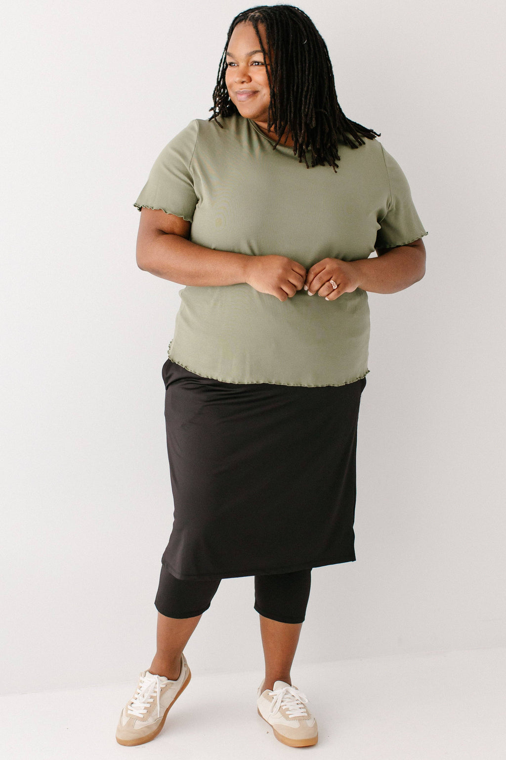 Jessica 3/4 Leggings Skort - Fall