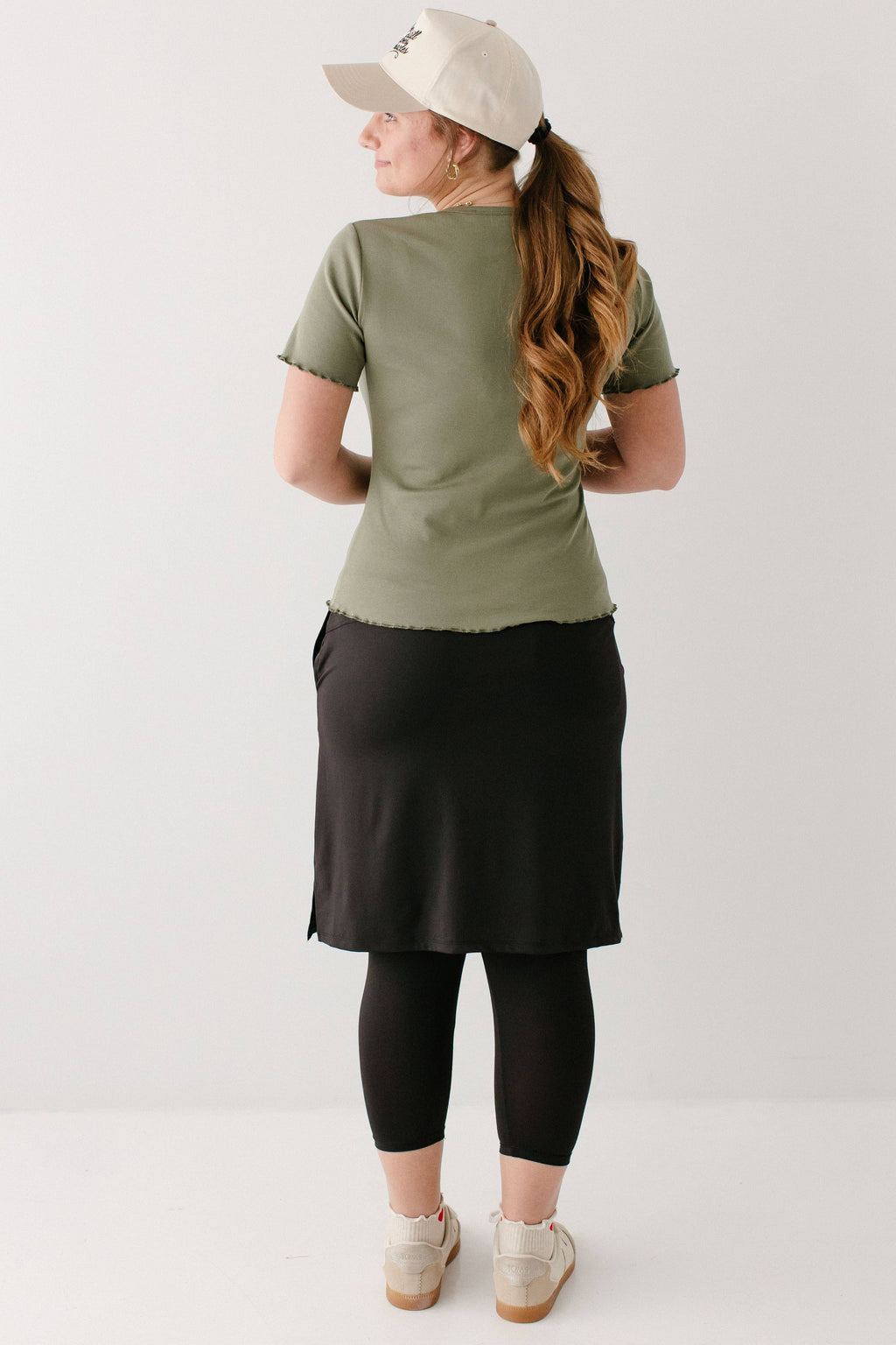 Jessica 3/4 Leggings Skort - Fall