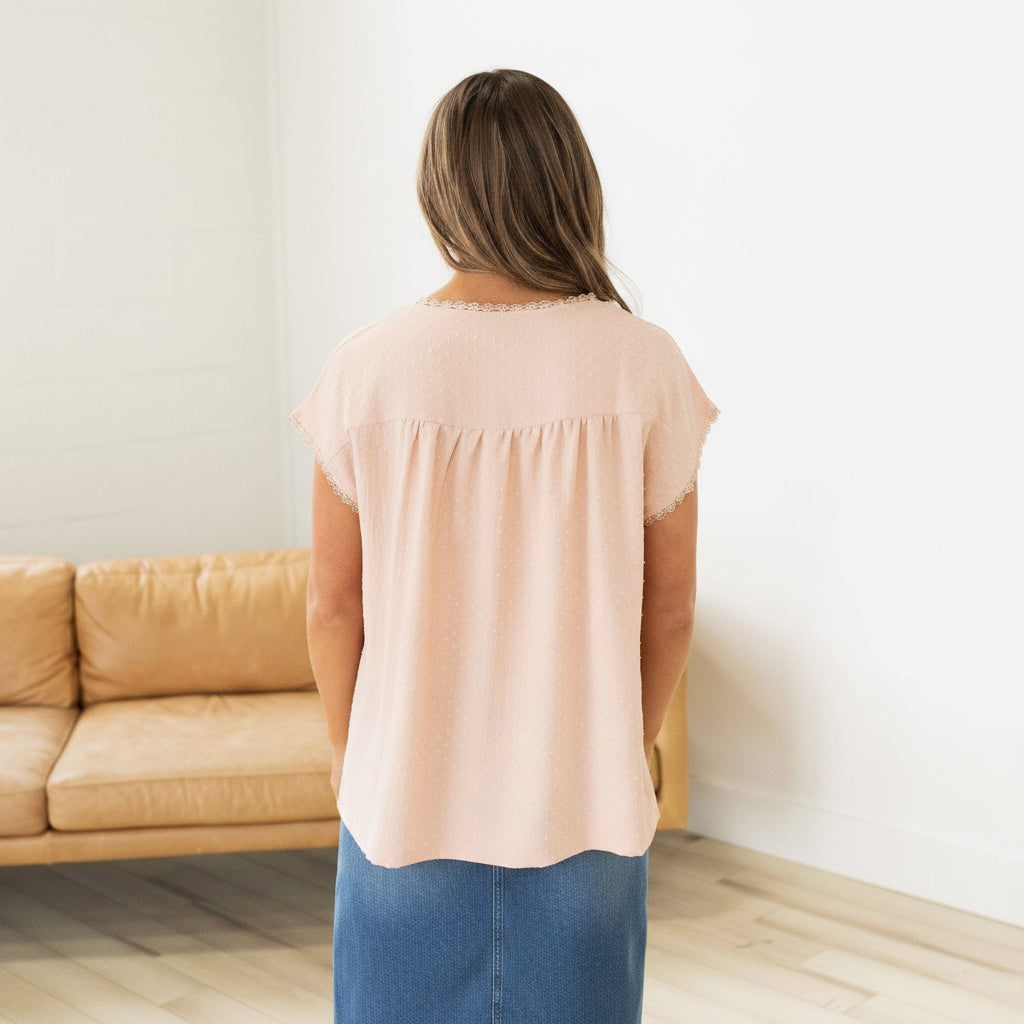 Elodie Blouse - Blush