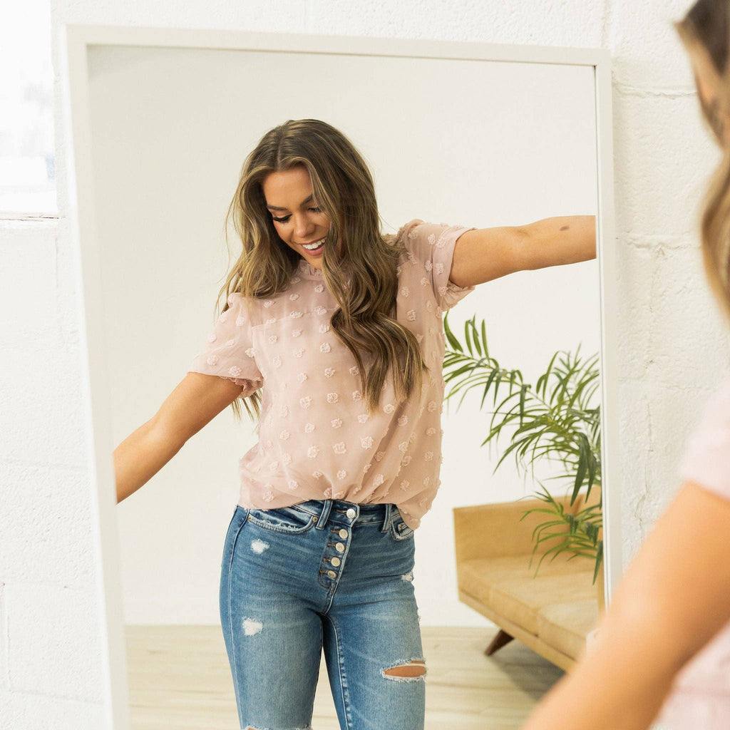 Penelope Blouse - Blush