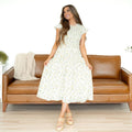 Maisie Blue & Green Sundress | Maxi Sundress | Casual Dress