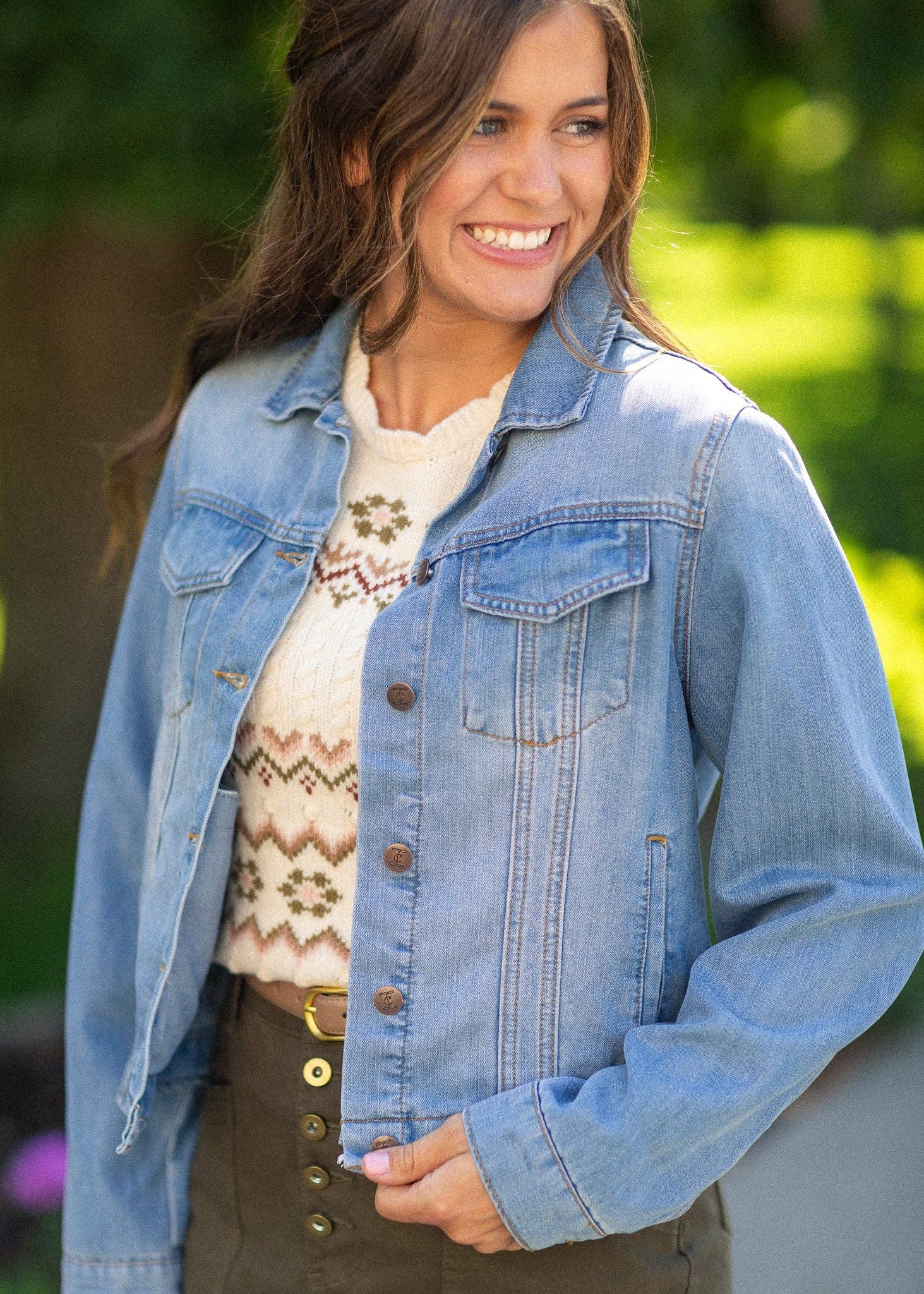 Shea Lightweight Denim Jacket