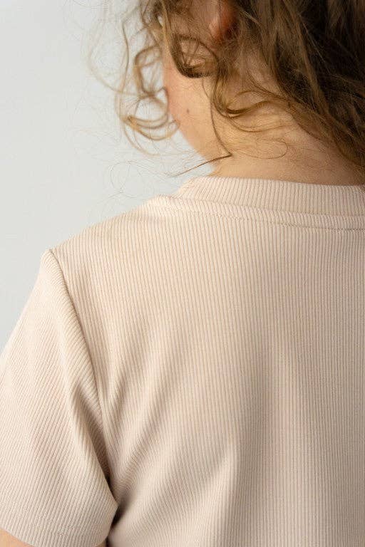 'Hope' Girl Ribbed T-Shirt Dress