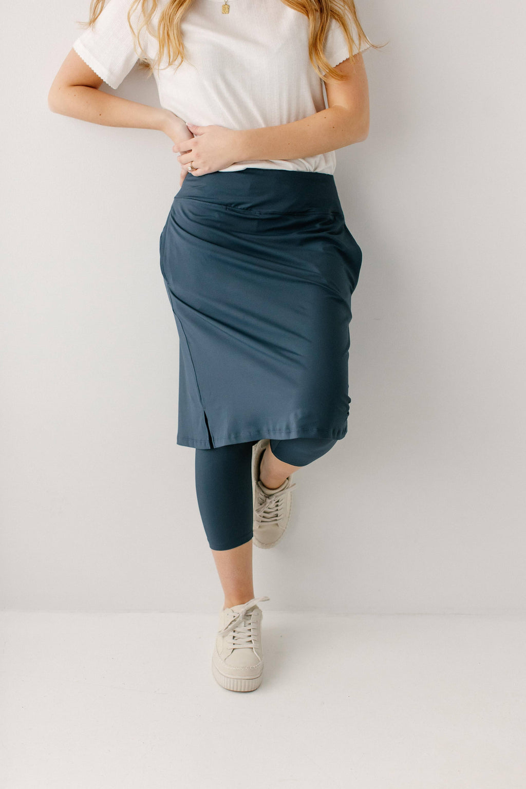 Jessica 3/4 Leggings Skort - Fall