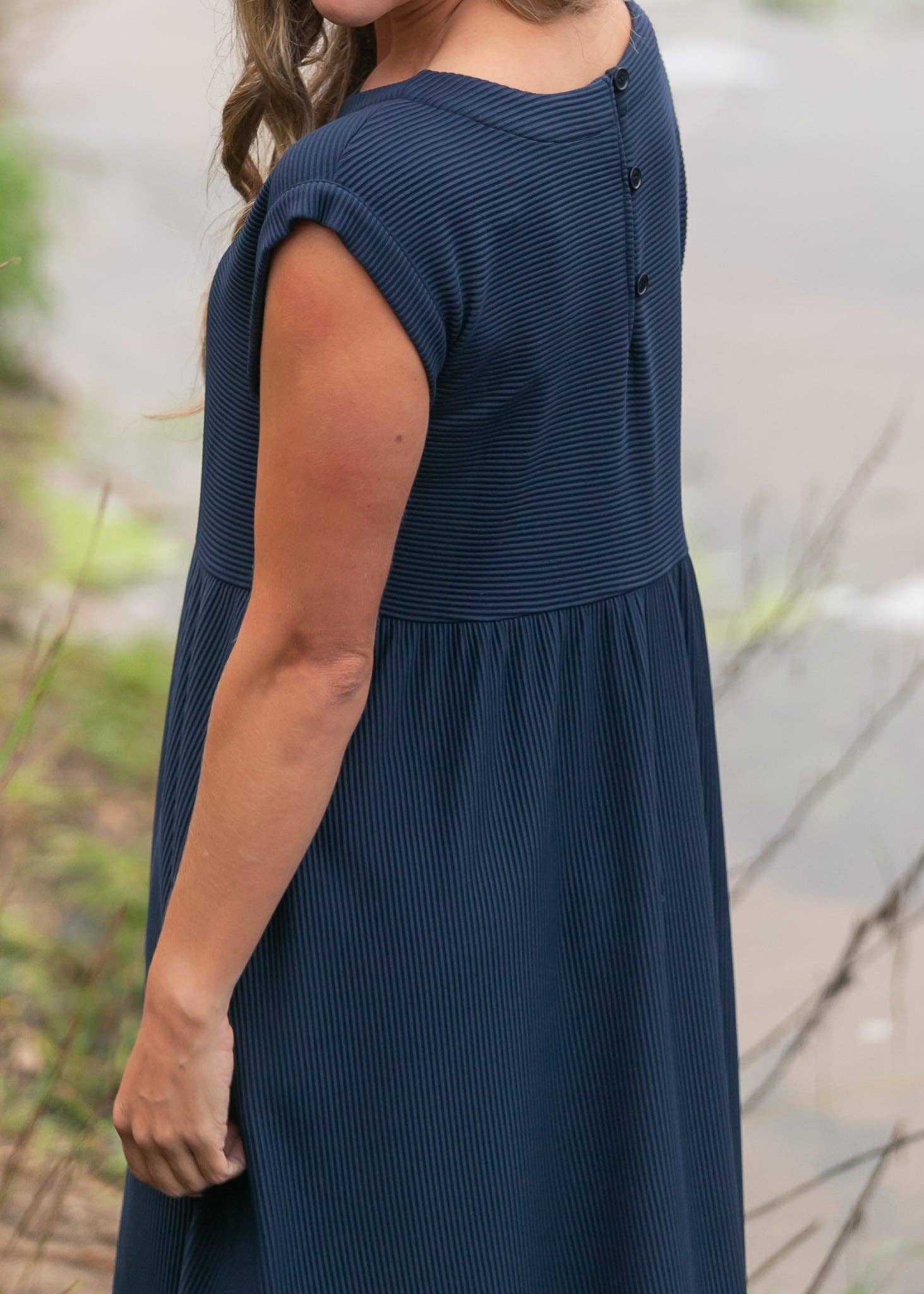 Olivia Cap Sleeve Midi Dress